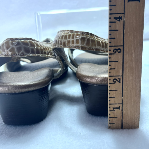 SAS Sandals Womens 7.5M Tripad Comfort Suntimer Snake Print Slingback - Picture 10 of 11